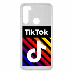 Чехол для Xiaomi Redmi Note 8 Tik Tok Colorful Logo - PrintSalon