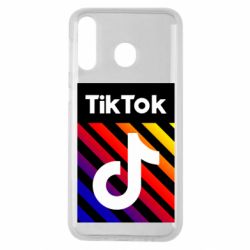 Чехол для Samsung M30 Tik Tok Colorful Logo - PrintSalon