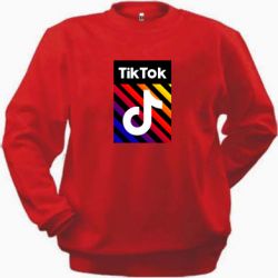 Cвитшот Tik Tok Colorful Logo - PrintSalon