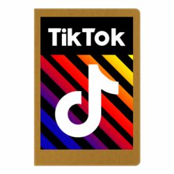 Блокнот Tik Tok Colorful Logo - PrintSalon