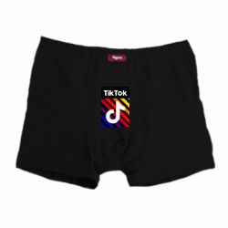 Трусы-боксеры Tik Tok Colorful Logo - PrintSalon