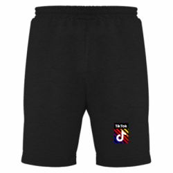 Мужские шорты Tik Tok Colorful Logo - PrintSalon