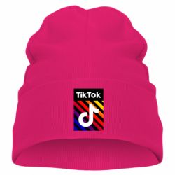 Детская шапка Tik Tok Colorful Logo - PrintSalon