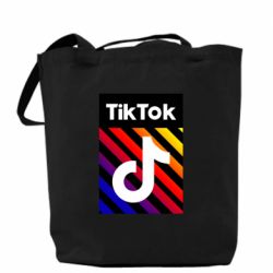Шоппер Tik Tok Colorful Logo - PrintSalon