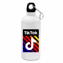 Фляга Tik Tok Colorful Logo - PrintSalon
