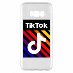 Чехол для Samsung S8 Tik Tok Colorful Logo - PrintSalon