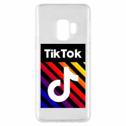 Чехол для Samsung S9 Tik Tok Colorful Logo - PrintSalon