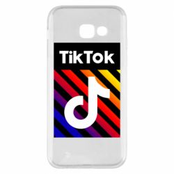 Чехол для Samsung A5 2017 Tik Tok Colorful Logo