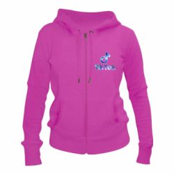 Женское худи на молнии Tik Tok Fan - PrintSalon