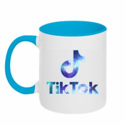 Чашка двухцветная 320ml Tik Tok Fan - PrintSalon