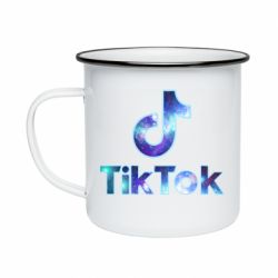 Кружка эмалированная Tik Tok Fan - PrintSalon