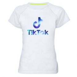 Женская футболка для спорта Tik Tok Fan - PrintSalon
