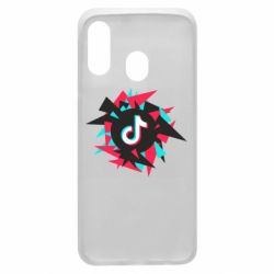 Чехол для Samsung A40 Tik tok vector - PrintSalon