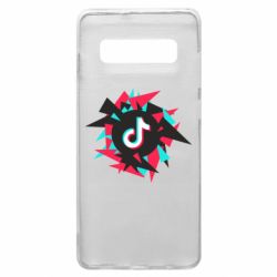 Чехол для Samsung S10+ Tik tok vector - PrintSalon