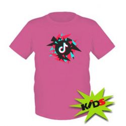 Детская футболка Tik tok vector - PrintSalon