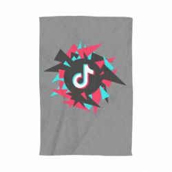 Полотенце с принтом Tik tok vector - PrintSalon