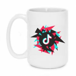Чашка 420ml Tik tok vector - PrintSalon
