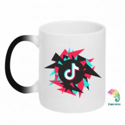 Чашка-хамелеон Tik tok vector - PrintSalon