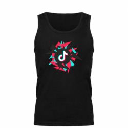 Мужская майка Tik tok vector - PrintSalon