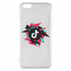 Чехол для iPhone 6 Plus/6S Plus Tik tok vector - PrintSalon