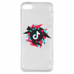 Чехол для iPhone5/5S/SE Tik tok vector - PrintSalon