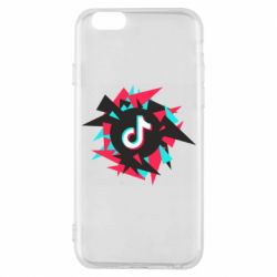 Чехол для iPhone 6/6S Tik tok vector - PrintSalon