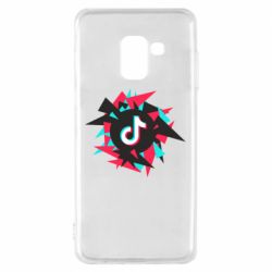 Чехол для Samsung A8 2018 Tik tok vector - PrintSalon
