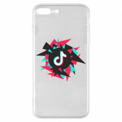 Чехол для iPhone 8 Plus Tik tok vector - PrintSalon