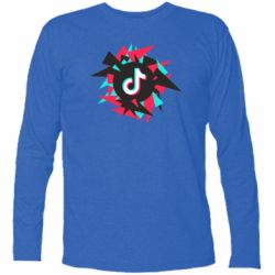 Футболка с длинным рукавом Tik tok vector - PrintSalon