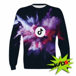 Детский 3D свитшот Тик Ток взрыв - PrintSalon