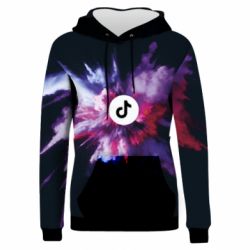 Жіноче 3D худі Тик Ток взрыв-PrintSalon Жіноче 3D худі Тик Ток взрыв