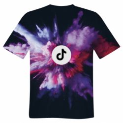 Мужская футболка 3D Тик Ток взрыв - PrintSalon