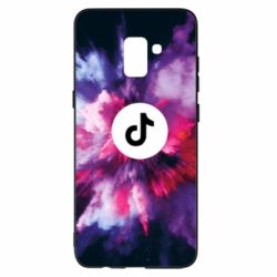 Чехол для Samsung A8+ 2018 Тик Ток взрыв - PrintSalon