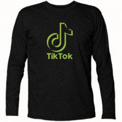 Футболка с длинным рукавом Тик Ток - PrintSalon