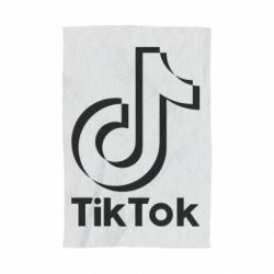 Полотенце с принтом Тик Ток - PrintSalon