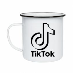 Кружка эмалированная Тик Ток - PrintSalon