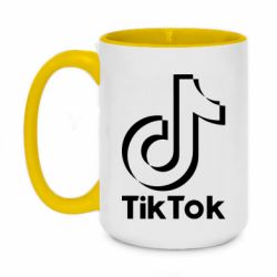 Чашка двухцветная 420ml Тик Ток - PrintSalon