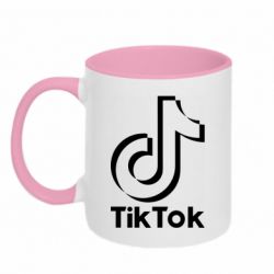 Чашка двухцветная 320ml Тик Ток - PrintSalon