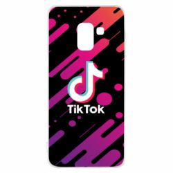 Чехол для Samsung A8 2018 Tiktok art