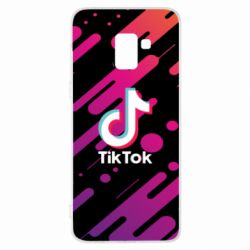 Чехол для Samsung A8+ 2018 Tiktok art - PrintSalon