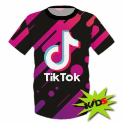 Детская 3D футболка Tiktok art - PrintSalon