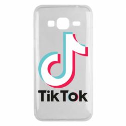 Чехол для Samsung J3 2016 Tiktok logo - PrintSalon