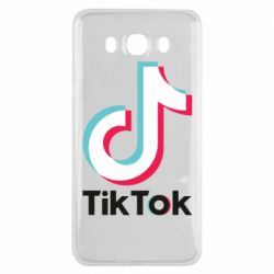 Чехол для Samsung J7 2016 Tiktok logo - PrintSalon