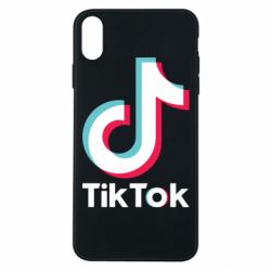 Чехол для iPhone Xs Max Tiktok logo - PrintSalon