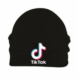 Шапка флисовая Tiktok logo - PrintSalon