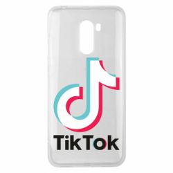 Чехол для Xiaomi Pocophone F1 Tiktok logo - PrintSalon