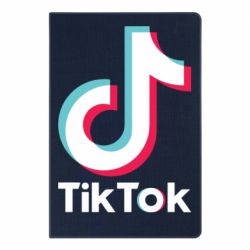 Блокнот с принто Tiktok logo - PrintSalon