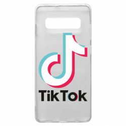 Чехол для Samsung S10+ Tiktok logo - PrintSalon