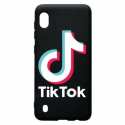 Чехол для Samsung A10 Tiktok logo