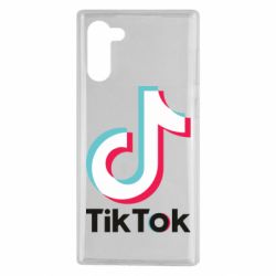 Чехол для Samsung Note 10 Tiktok logo - PrintSalon